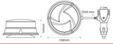 BE325A-MG LED Beacon Magnetic Mount Class 1
