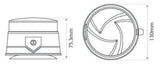 BE325A-PO Portable LED Beacon Rechargeable Magnetic Mount Class 1