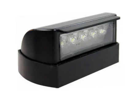LED NPL8 LED Lamp License Plate 9-33V Black Housing