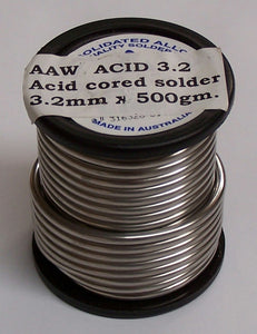 3.2MMACID Solder 3.2mm Acid Core 500g 60/40