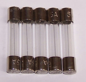 3AG-5P Fuses 3AG 5A Glass Packaged