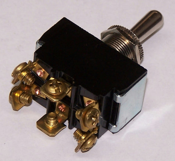 5592B SPECIAL-Switch Toggle On/Off/On 25A DPDT Screw Term
