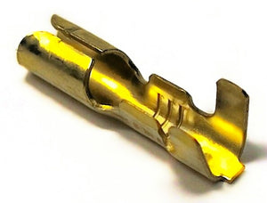 56201 Brass Bullet Fem Terminal 4mm Dia 2.5-3mm Wire Bulk (Pk/100)