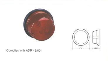 85820 Lamp Red Rear Stop
