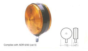 85940 Lamp Amber Side Indicator Rnd SC
