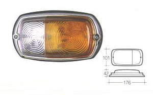 86000 Lamp Amber/Clear Front Ind/Park