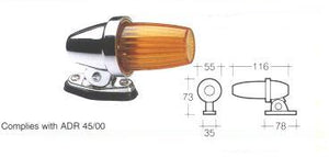86400 Lamp Amber Bullet