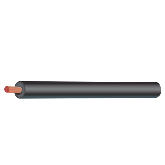 4MM30-BK Wire 4mm Black Roll (30m)