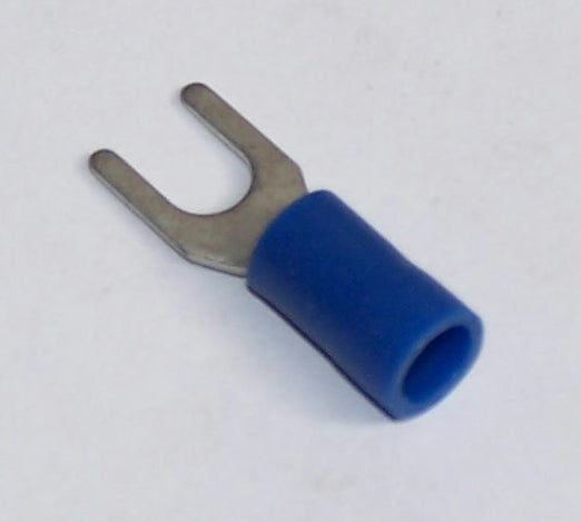 B2-4A Blue Fork 4mm Terminal Bulk (Pk/100)