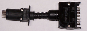 BJ11B Adaptor Car 7 Pin Flat to 7 Pin Small Rnd Socket