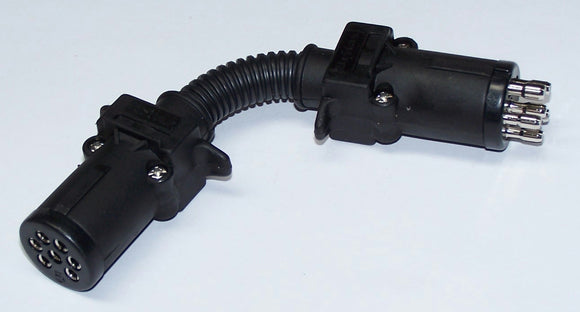 BJ12B Adaptor Car 7 Pin Small Plug to 6 Pin Small Socket