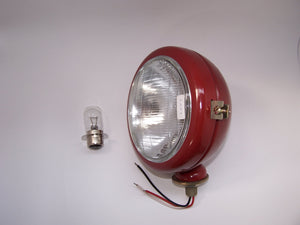 HL160RDL Headlamp Unit Red Metal LH Fit with Globe