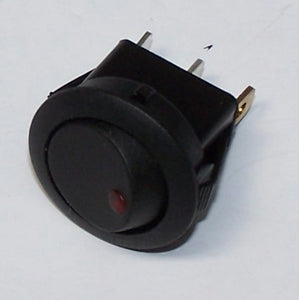 HS101R Switch Rocker Red LED On/Off 12V 16A