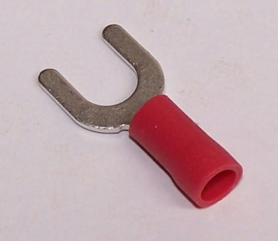 R1-5A Red Fork 5mm Terminal Bulk (Pk/100)