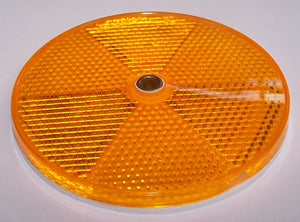 REF3.5A Reflector Amber 31/2"