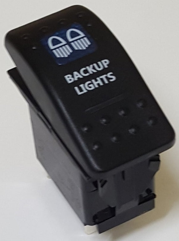 RS52-5116 Rocker Switch Blue LED - Backup Light