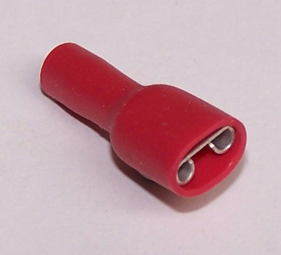 RQCF-1 Red Insul Spade 6.3mm Female Terminal Bulk