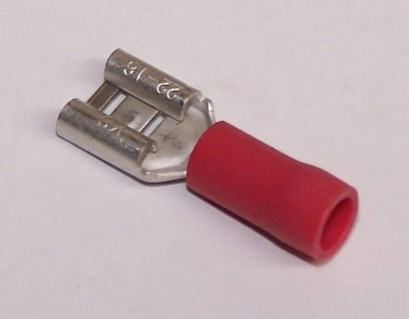 RQCF-HP Red Spade 6.3mm Female Terminal Handy Pack