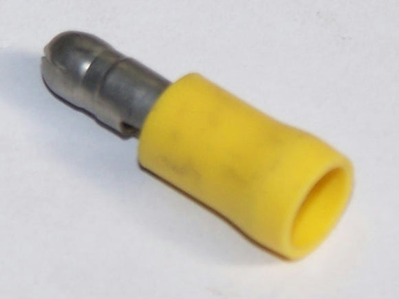 YBM-7-HP Yellow Bullet 5mm Male Terminal Handy Pack (Pk/8)